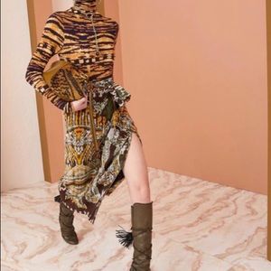 Ulla Johnson, size 0 “wrap around” patterned skirt